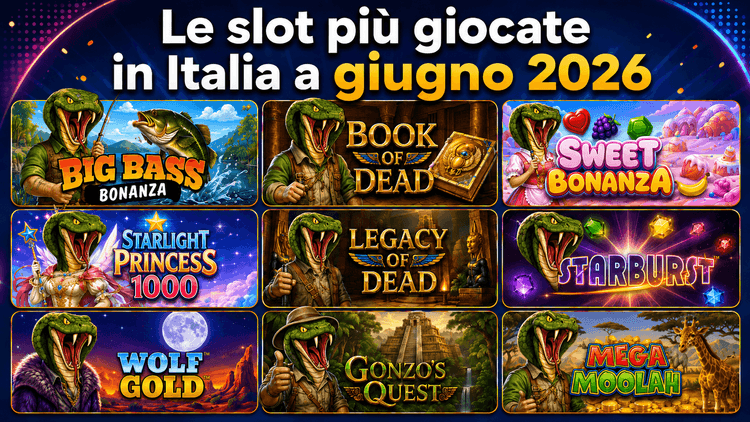 Cobra Slot Image Le slot più giocate in Italia a giugno 2026