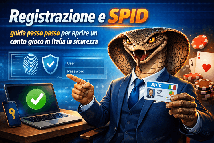 Registrazione e SPID: aprire un conto gioco